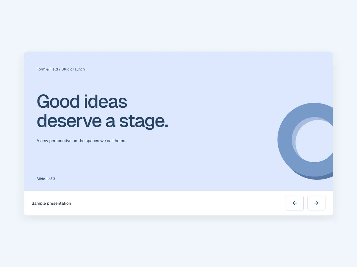 A sample presentation slide made with Starling AI